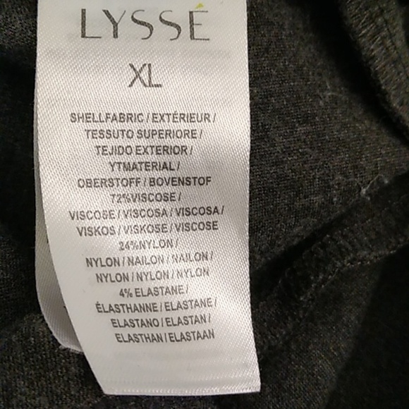 LYSSE' GREY & BLACK LEGGINGS - Picture 4 of 8